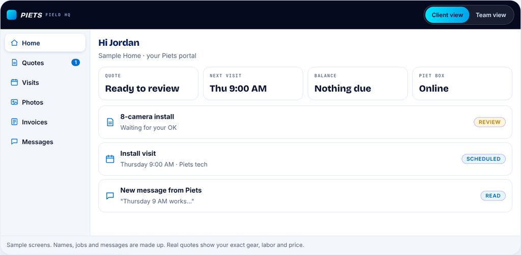 Field HQ client portal tour